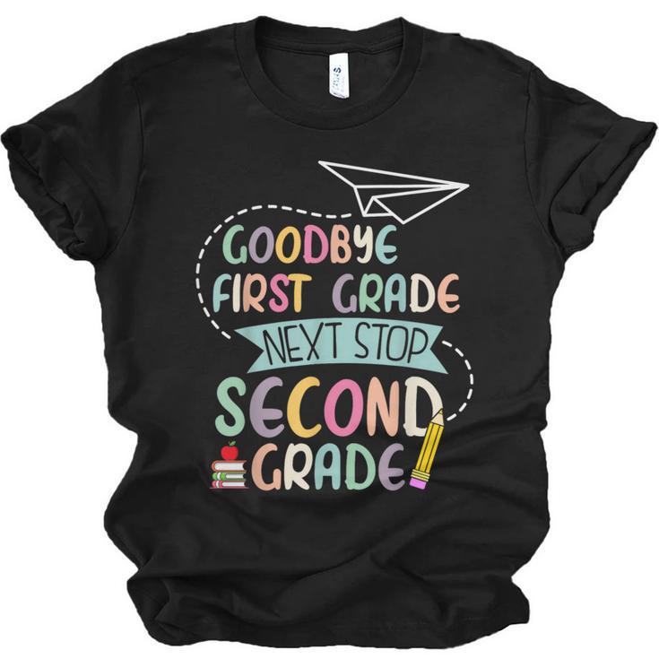 Next Stop 2nd Grade 1st First Grade Graduation Last Day Unisex Jersey T-Shirt