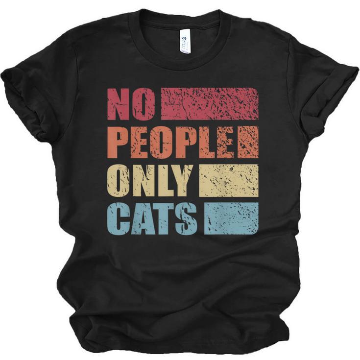 No People Only Cats Introvert Unisex Jersey T-Shirt