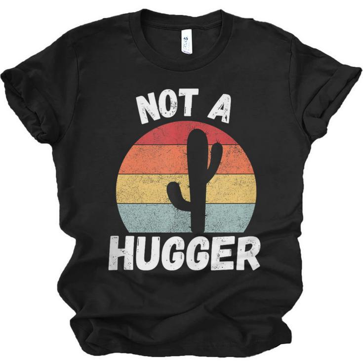 Not A Hugger Cactus Introvert Antisocial Unisex Jersey T-Shirt