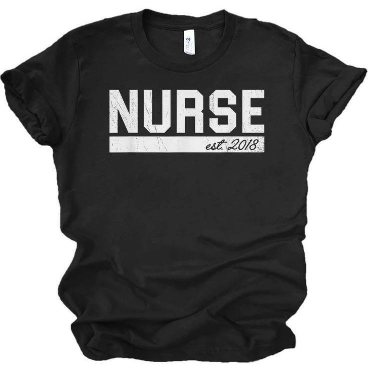 Nurse Est 2018 Nursing Graduation T Shirt Unisex Jersey T-Shirt