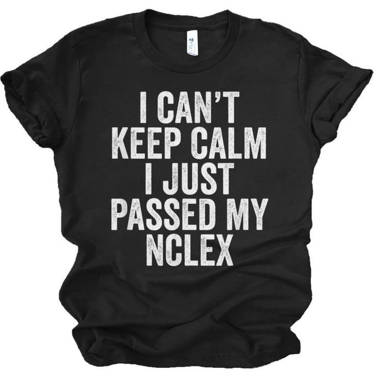 Nurse Graduation I Can't Keep Calm I Passed My NCLEX Unisex Jersey T-Shirt