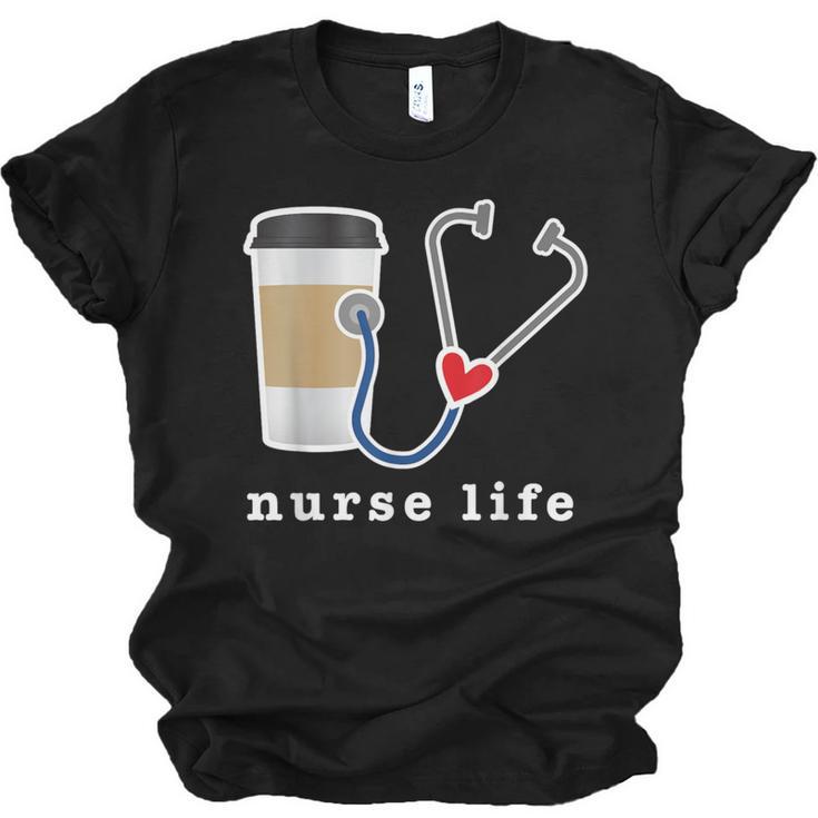 Nurse Life Graphic Nursing School Graduation Unisex Jersey T-Shirt