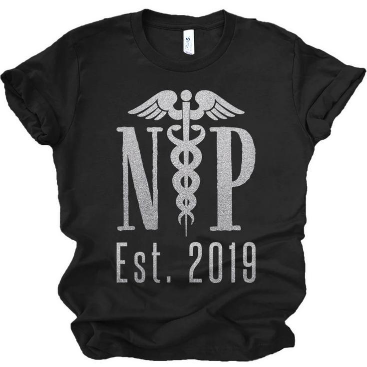 Nurse Practitioner Graduation Caduceus NP Degree 2019 Unisex Jersey T-Shirt
