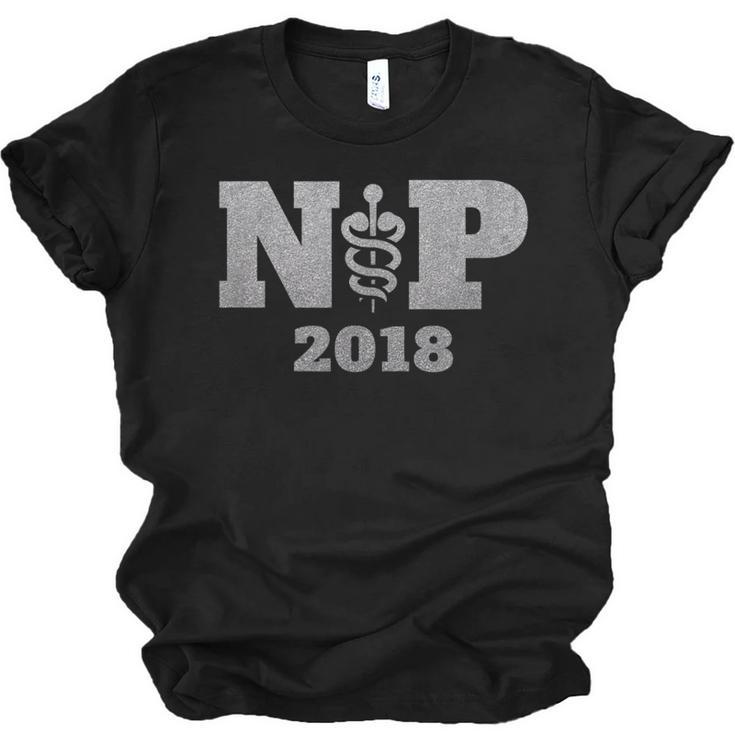 Nurse Practitioner Graduation Shirt NP Est 2018 Tee Unisex Jersey T-Shirt