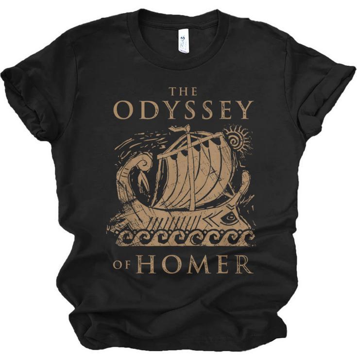 Odisea Soulz Iliad Odyssey Homer Ancient Greek History Book Odyssey Small Unisex Jersey T-Shirt