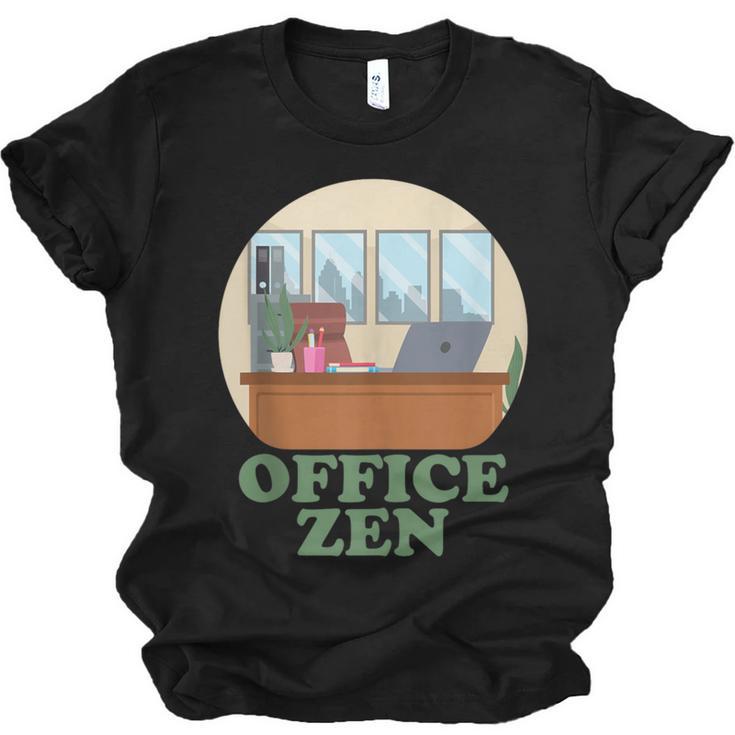 Office Zen Introvert Office Staff Secretary Employee Admin Unisex Jersey T-Shirt
