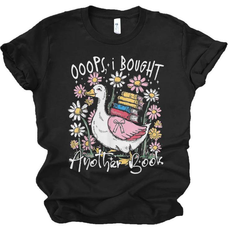 Oops I Bought Another Book Goose Bookish Unisex Jersey T-Shirt