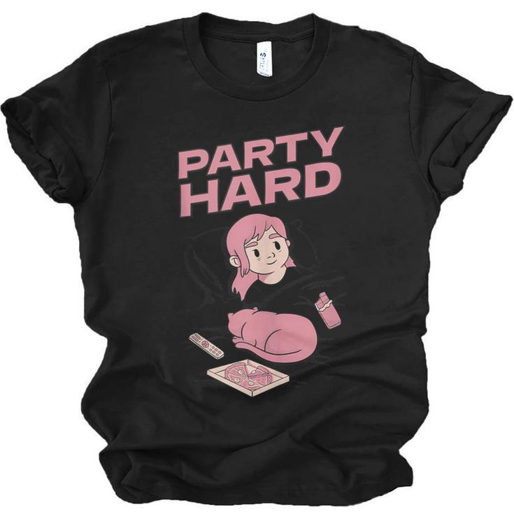 Party Hard Comfortable Stay At Home Introvert Unisex Jersey T-Shirt