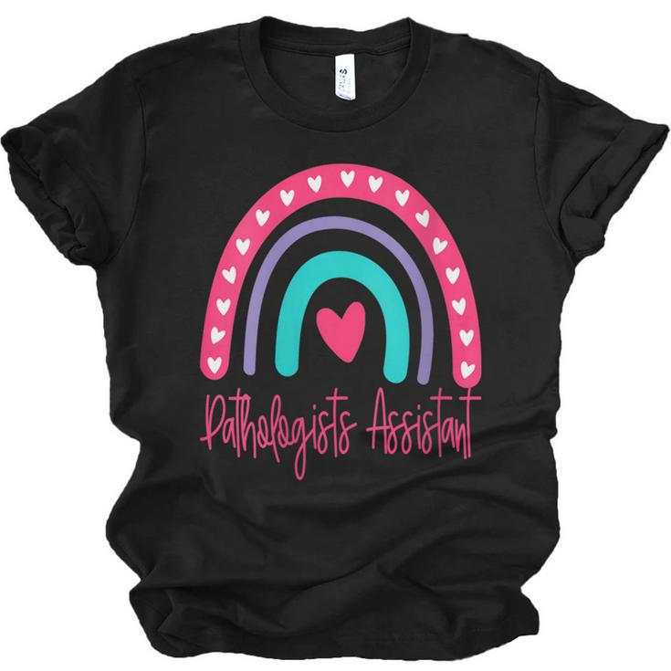 Pathologists' Assistant Graduation 2023 Boho Rainbow Unisex Jersey T-Shirt