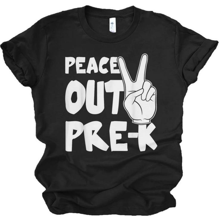 Peace Out Pre-K Great Class Of 2019 Graduation T-Shirt Unisex Jersey T-Shirt