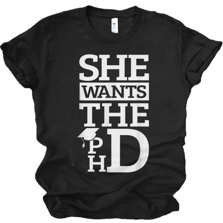 PhD Doctorate Husband Boyfriend PhD Graduation Unisex Jersey T-Shirt