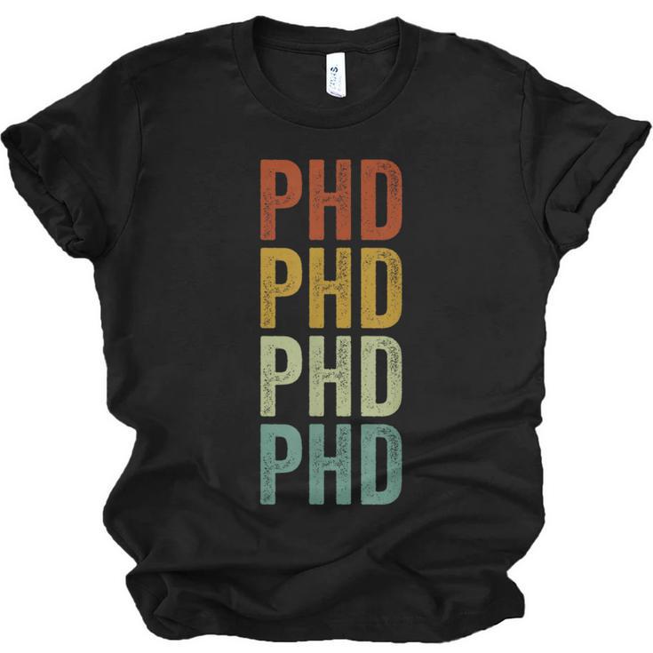 PHD Graduation Doctorate Unisex Jersey T-Shirt