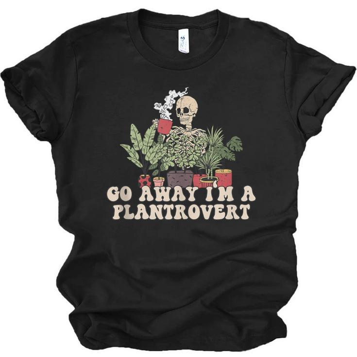 Plant Coffee Lover Plantrovert Gardening Introvert Unisex Jersey T-Shirt