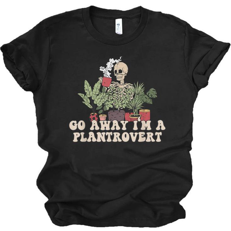 Plant Coffee Lover Plantrovert Gardening Introvert Unisex Jersey T-Shirt