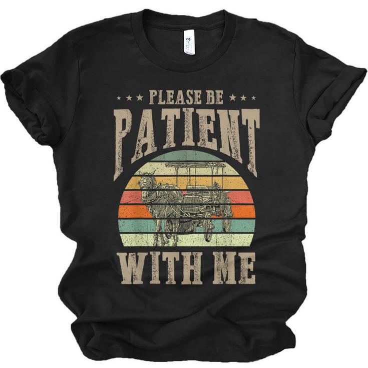 Please Be Patient With Me I'm From The 1900s Horse Unisex Jersey T-Shirt