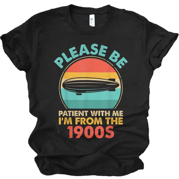Please Be Patient I'm From The 1900s Vintage Zeppelin Unisex Jersey T-Shirt