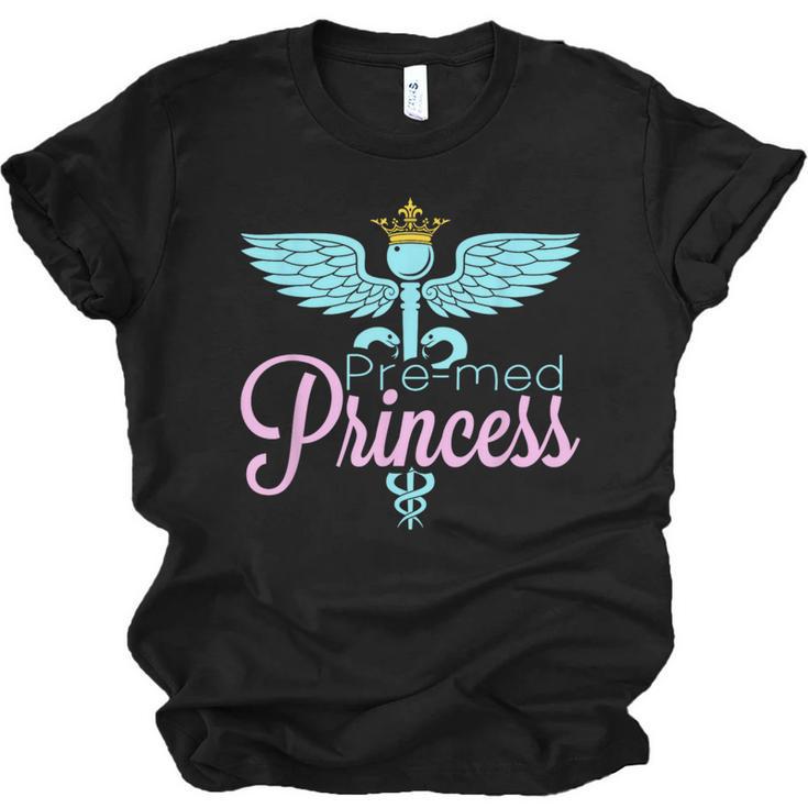 Pre-Med Women Pre Med Princess Graduation Unisex Jersey T-Shirt