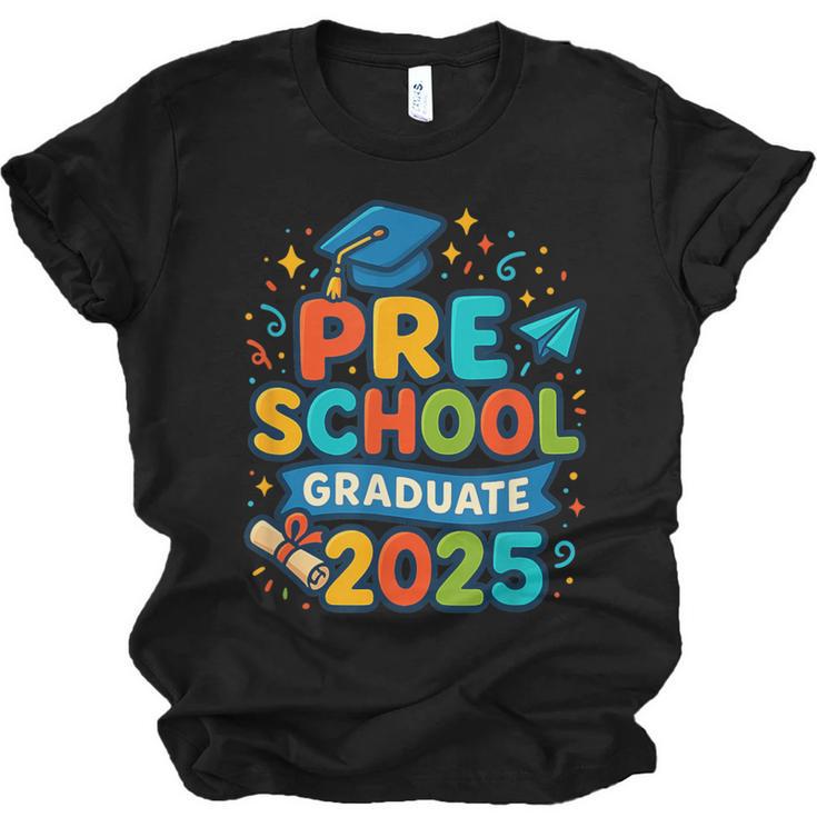 Preschool Graduation 2025 Pre-k Graduate Kids Boys Girls Unisex Jersey T-Shirt