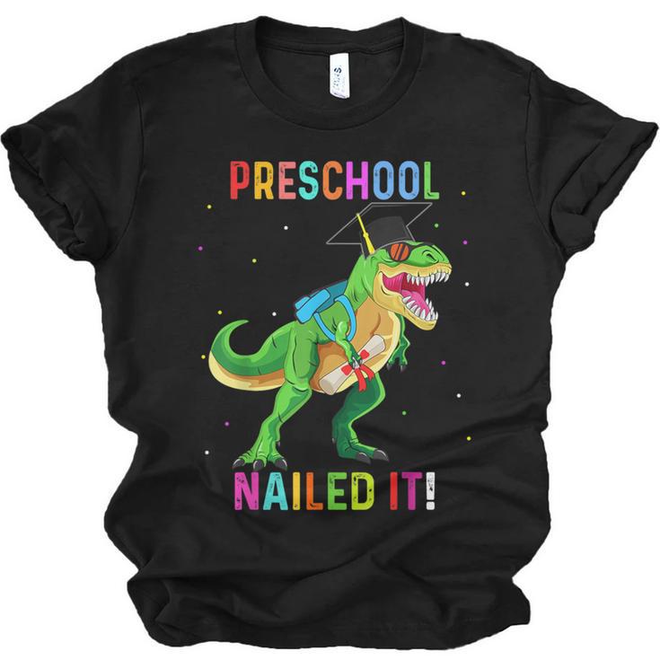 Preschool Graduation Class Of 2022 Graduate Dinosaur Kids Unisex Jersey T-Shirt