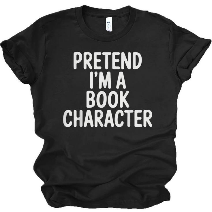 Pretend I'm A Book Character Costumes For Kids Halloween Unisex Jersey T-Shirt