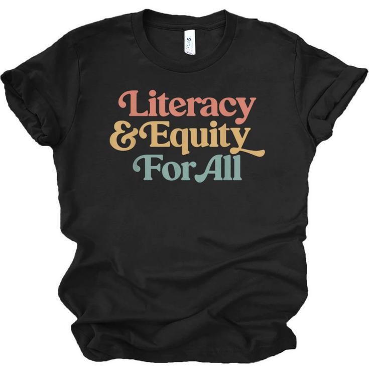 Protect Libraries Banned Books Literacy And Equity For All Unisex Jersey T-Shirt