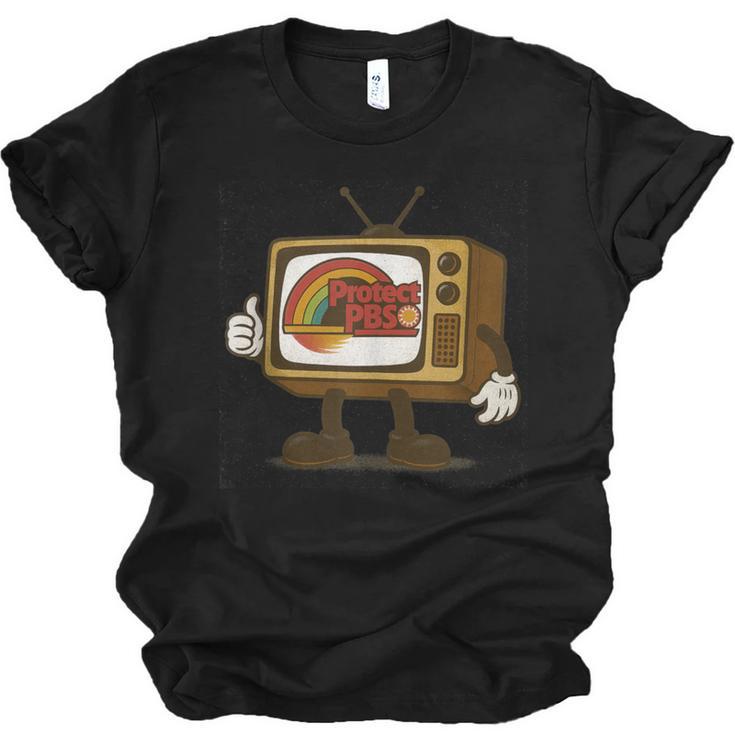 Protect PBS 80s Nostalgia Television Shirt Unisex Jersey T-Shirt