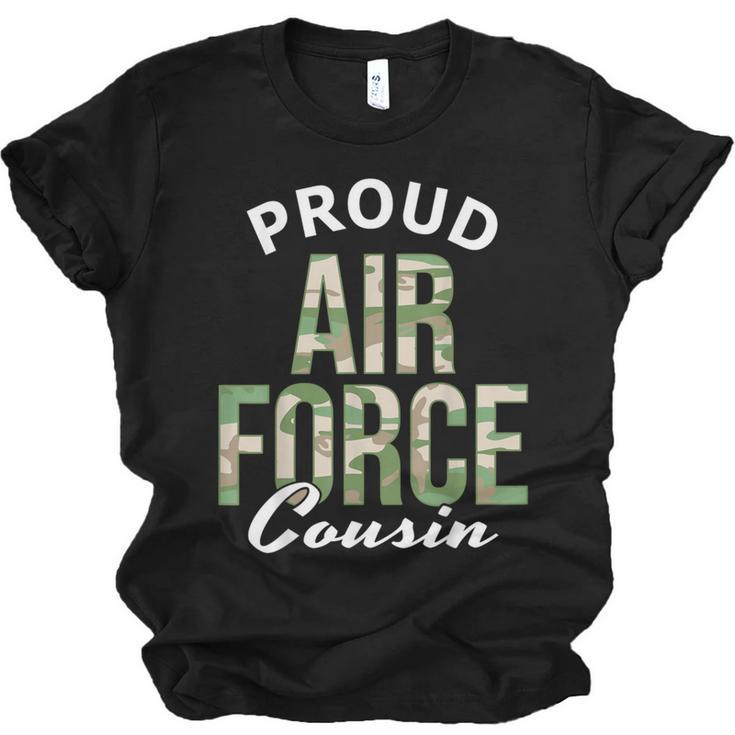 Proud Air Force Cousin Deployment Homecoming Graduation Unisex Jersey T-Shirt