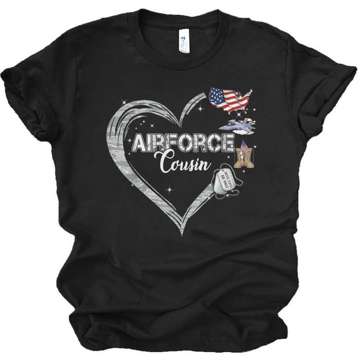 Proud Air Force Cousin Air Force Graduation Cousin USAF Unisex Jersey T-Shirt