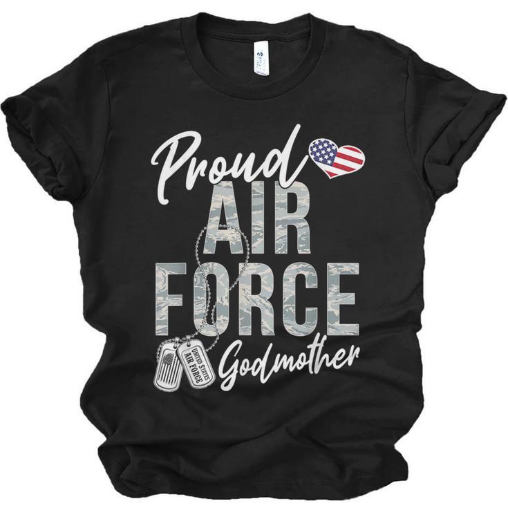 Proud Air Force Godmother US Air Force Graduation Godmother Unisex Jersey T-Shirt