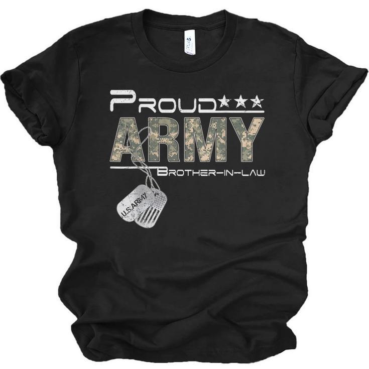 Proud Army Brother-In-Law US Army Graduation Brother-In-Law Unisex Jersey T-Shirt