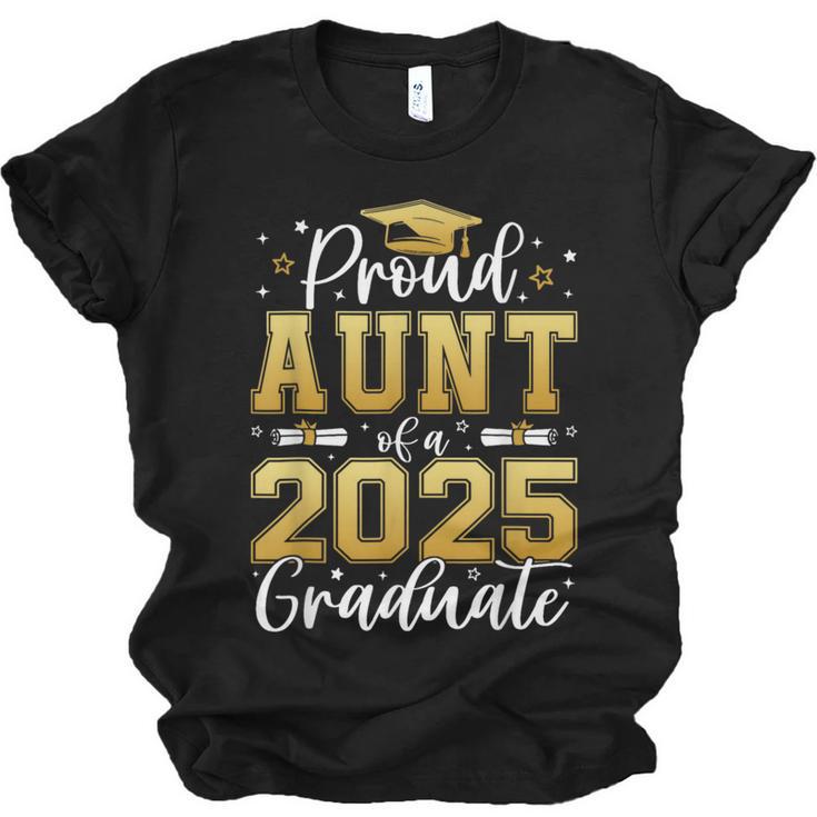 Proud Aunt Of a 2025 Graduate Class Of 2025 Graduation Women Unisex Jersey T-Shirt