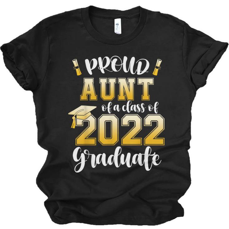 Proud Aunt Of a Class Of 2022 Graduate Graduation 2022 Women Unisex Jersey T-Shirt