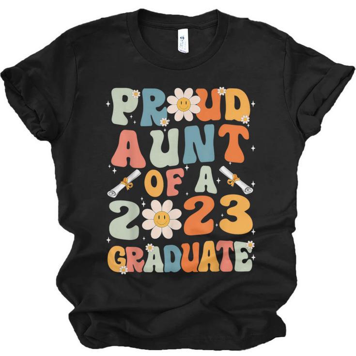 Proud Aunt Of A Class Of 2023 Graduated Graduation Women Unisex Jersey T-Shirt