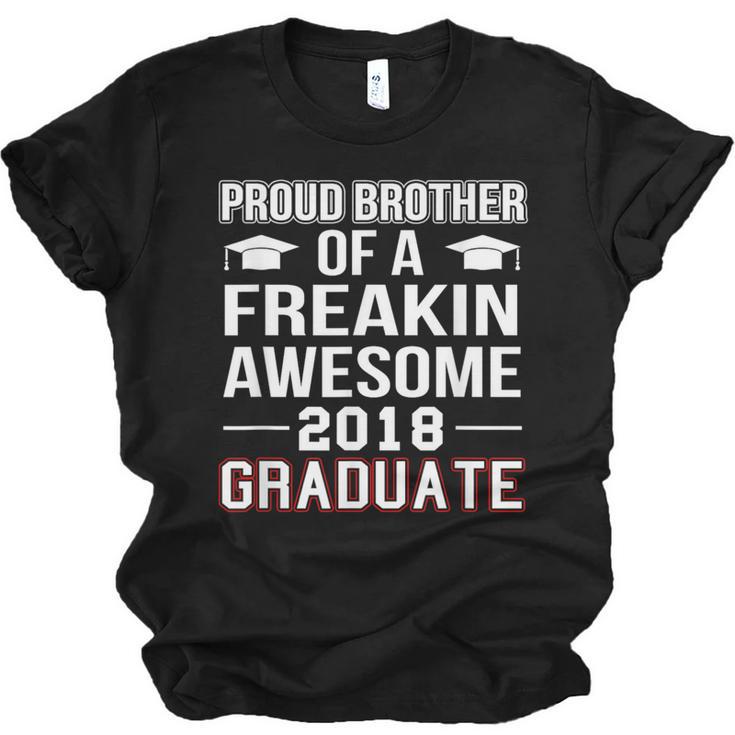 Proud Brother Of A 2018 Graduate Senior Graduation T Shirt Unisex Jersey T-Shirt