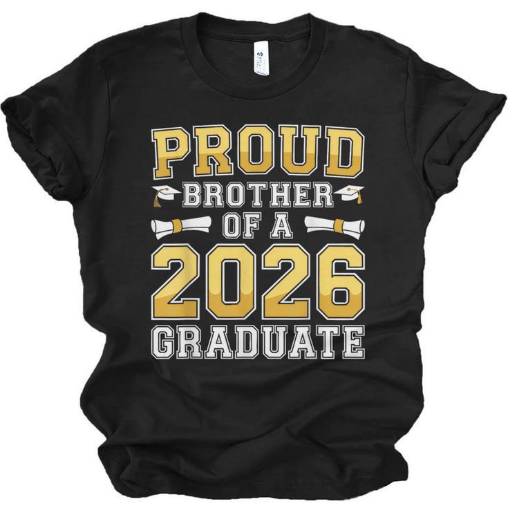 Proud Brother Of A 2026 Graduate Shirt Class 2026 Graduation Unisex Jersey T-Shirt
