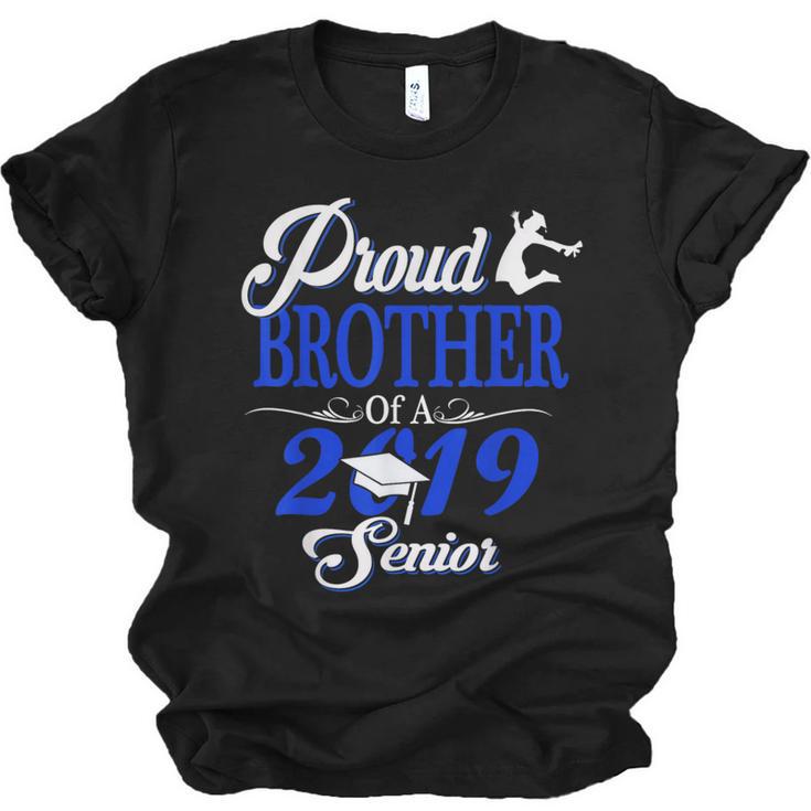 Proud BROTHER Of A Class 2019 Senior Tshirt Graduation Unisex Jersey T-Shirt