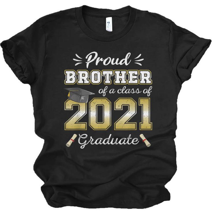 Proud Brother Class Of 2021 Graduate Senior 21 Graduation Unisex Jersey T-Shirt