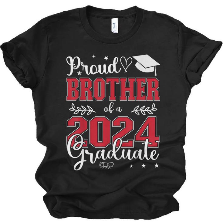 Proud Brother Of a Class Of 2024 Graduate For Graduation Unisex Jersey T-Shirt