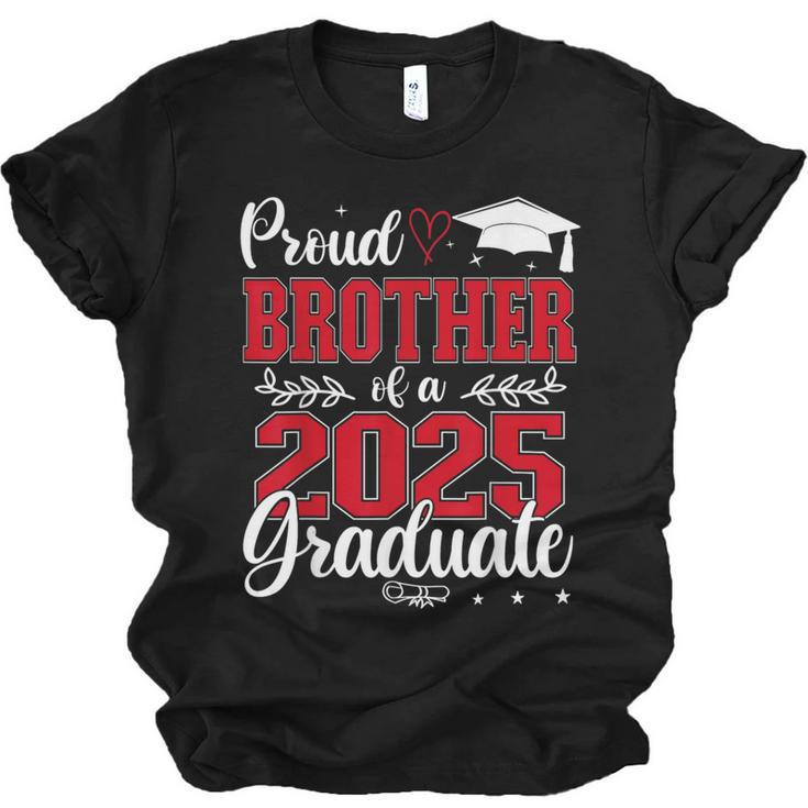 Proud Brother Of A Class Of 2025 Graduate Senior Graduation Unisex Jersey T-Shirt