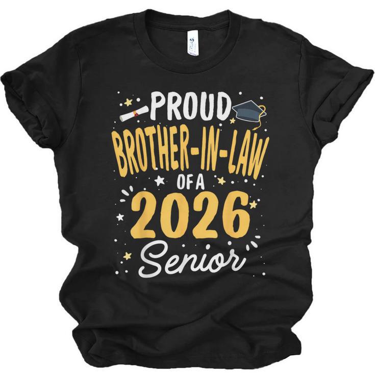 Proud Brother-In-Law Of A Class 2026 Senior Graduation 2026 Unisex Jersey T-Shirt