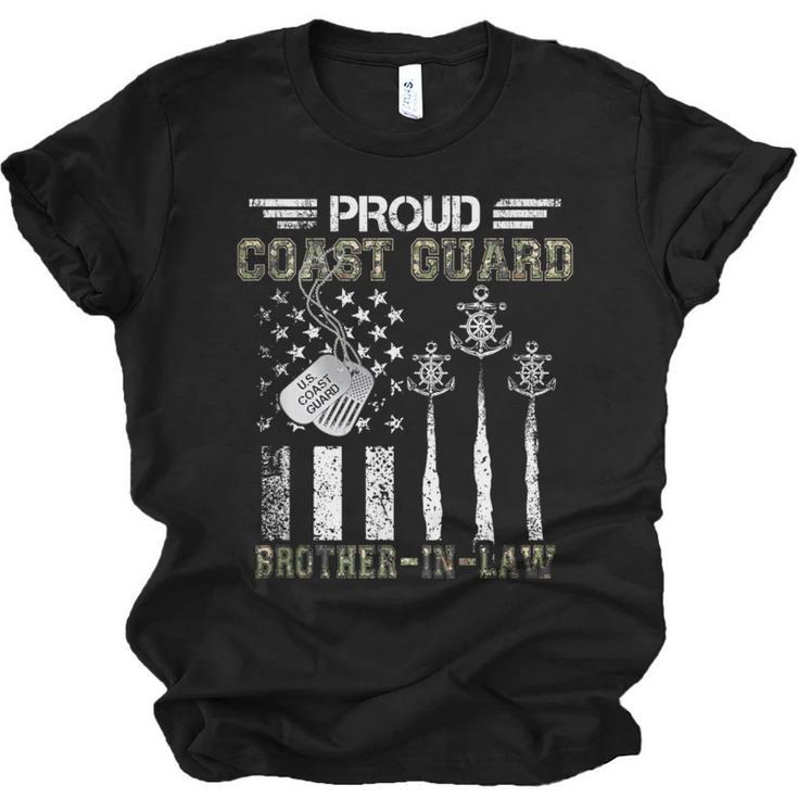 Proud Coast Guard Brother-In-Law US Coast Guard Graduation Unisex Jersey T-Shirt