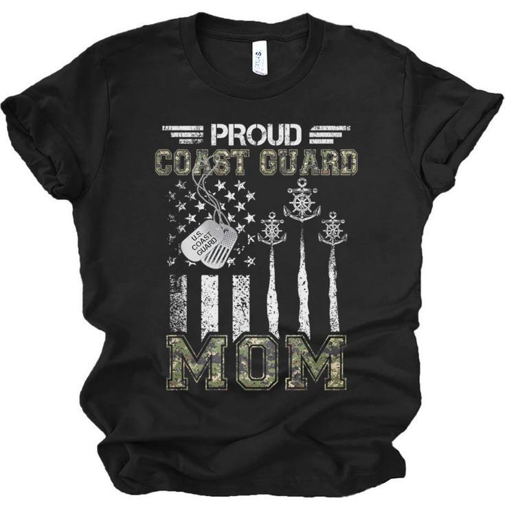 Proud Coast Guard Mom US Coast Guard Graduation Mom Unisex Jersey T-Shirt