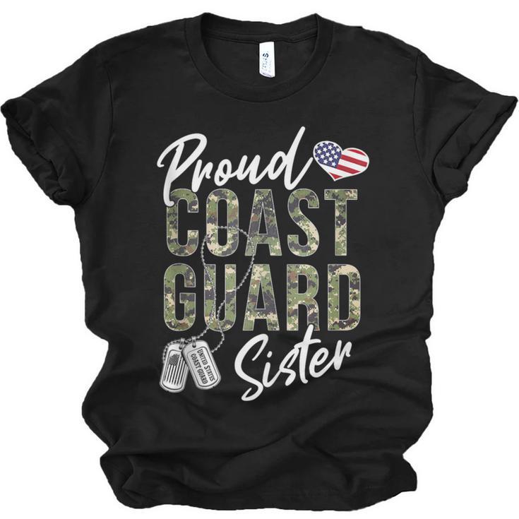 Proud Coast Guard Sister US Coast Guard Graduation Sister Unisex Jersey T-Shirt
