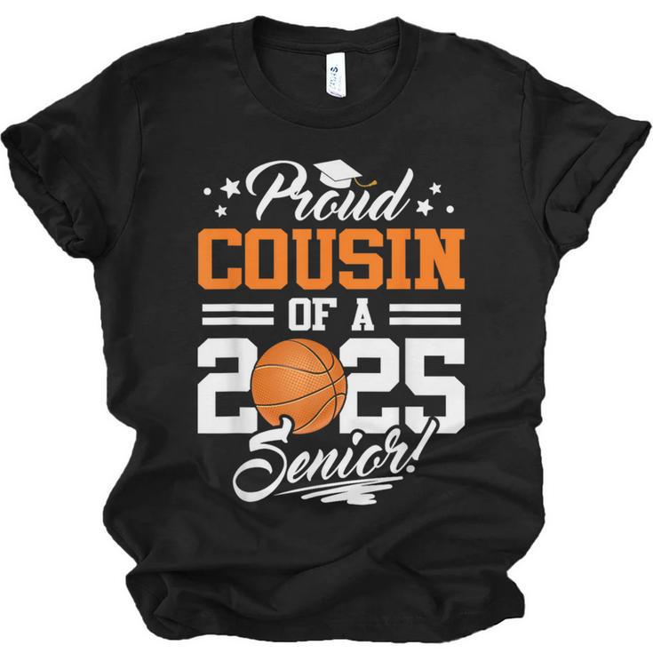 Proud Cousin Of A 2025 Senior Basketball Graduation Unisex Jersey T-Shirt
