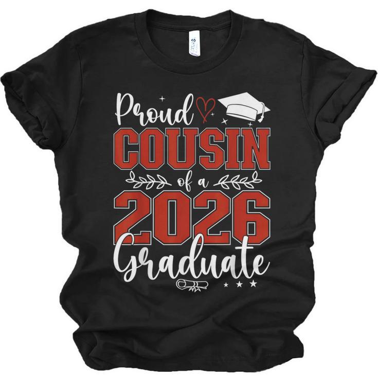 Proud Cousin Of a Class Of 2026 Graduate Senior Graduation Unisex Jersey T-Shirt