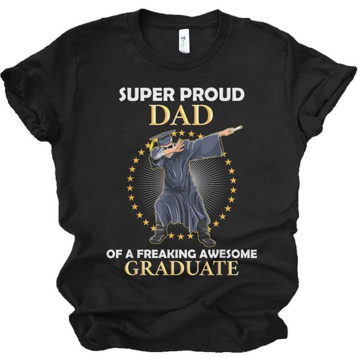 Proud Dad Of 2018 Graduate Dabbing Graduation Senior Shirt Unisex Jersey T-Shirt