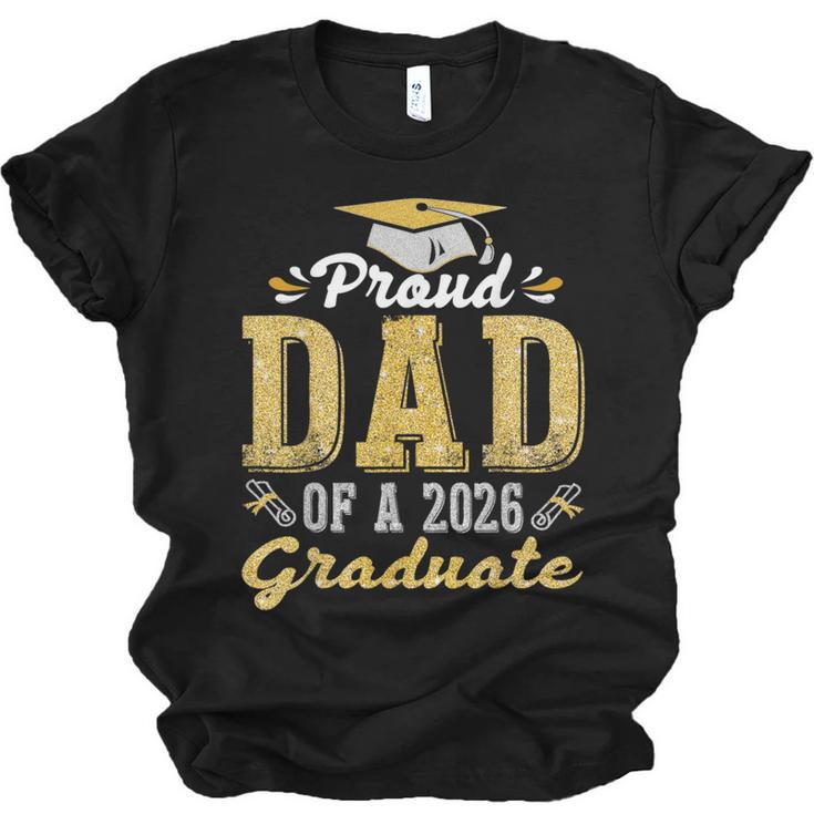 Proud DAD Of a 2026 Graduate Class Senior Graduation Unisex Jersey T-Shirt