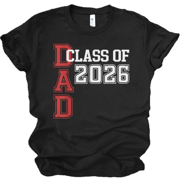 Proud Dad Of A 2026 Graduate Grad Senior Father Graduation Unisex Jersey T-Shirt