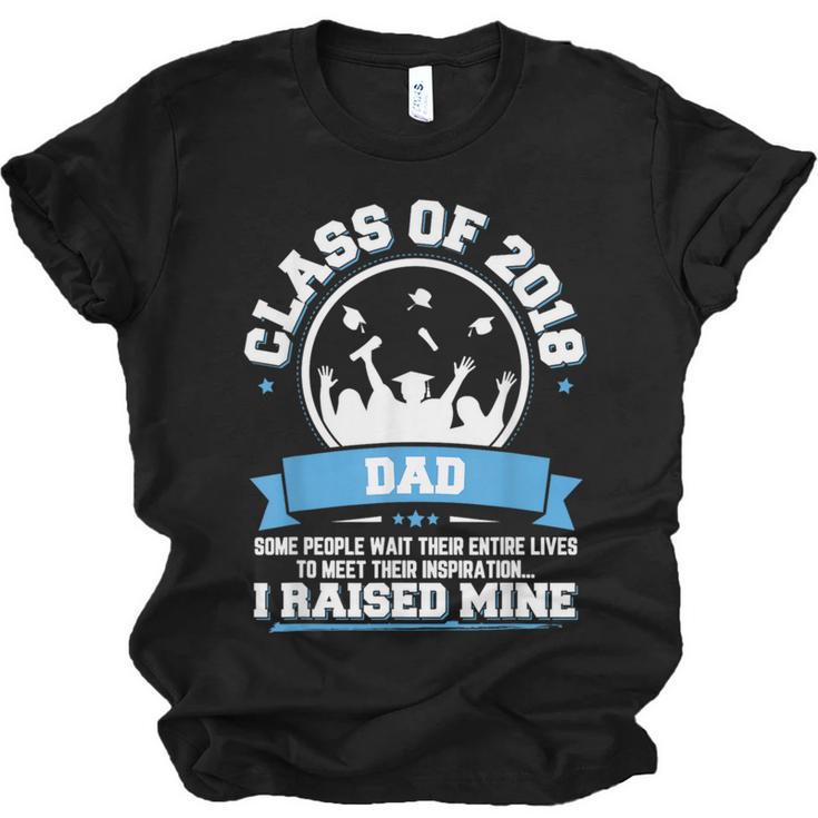 Proud Dad Of A Class Of 2018 Graduate TShirt Graduation Unisex Jersey T-Shirt