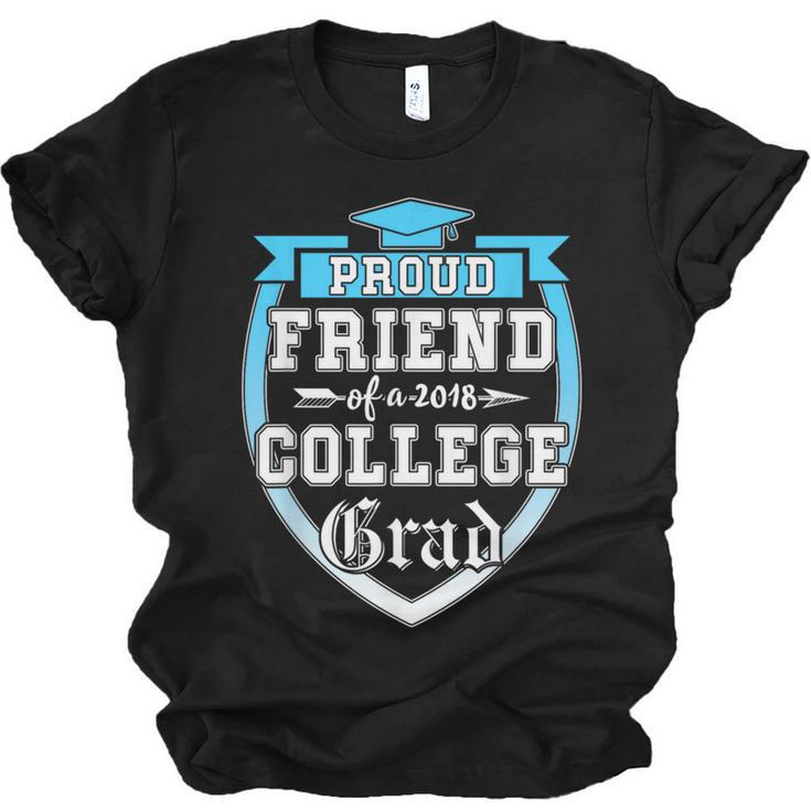 Proud Friend Of a 2018 College Grad Graduation Unisex Jersey T-Shirt